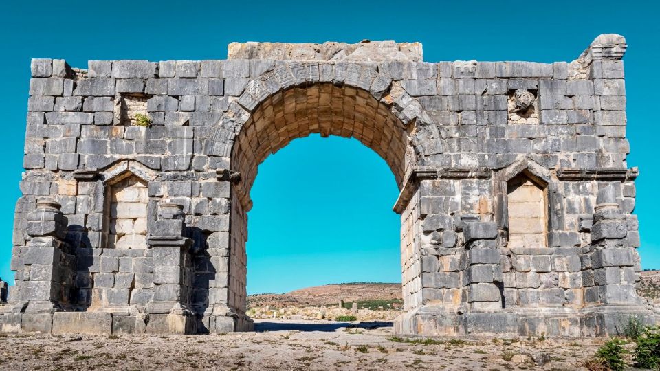 Ancient remains in Volubilis, Morocco