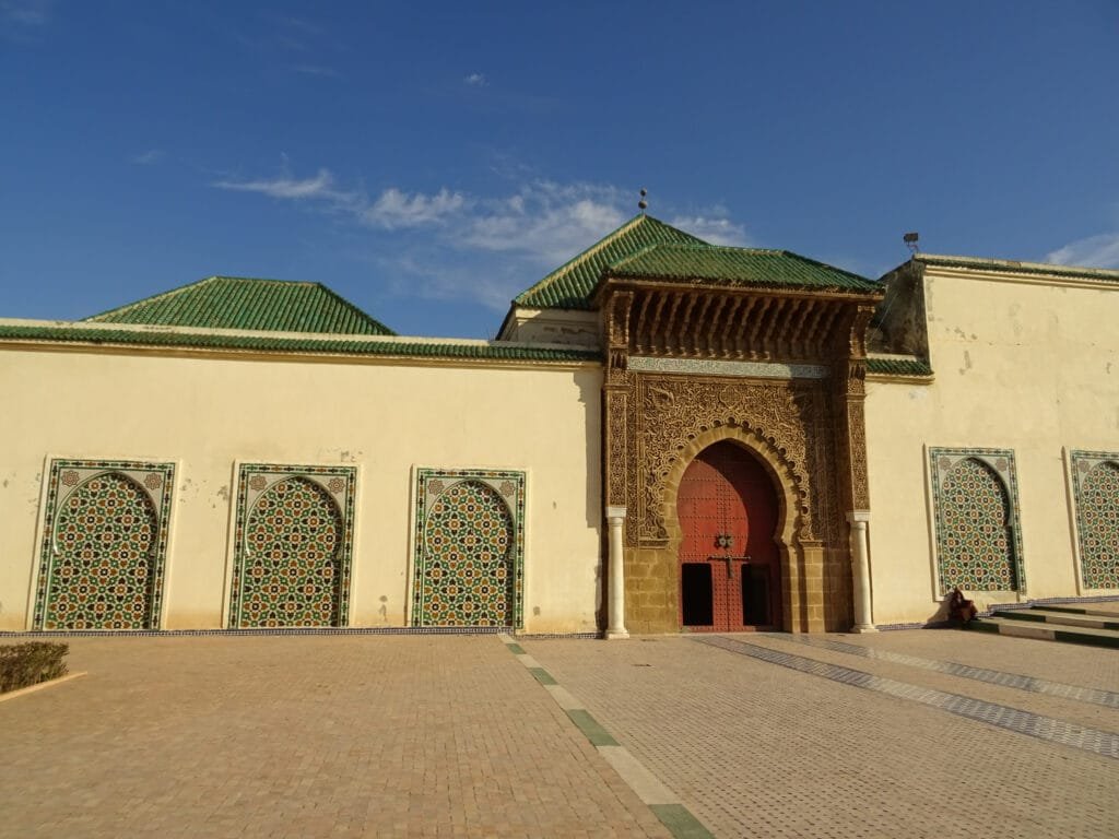 A famous gate in Mecnes City in Morocco